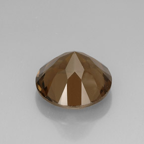 Quarzo fumé naturale marrone da 11,14 ct, taglio rotondo, VVS-VS