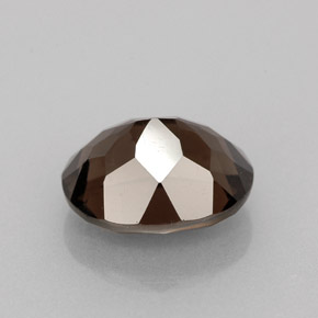 Quarzo fumé naturale marrone da 2,75 ct, taglio ovale, VVS-VS