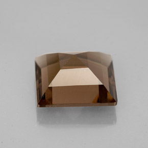 Quarzo fumé naturale marrone da 3,70 ct, quadrato, VS