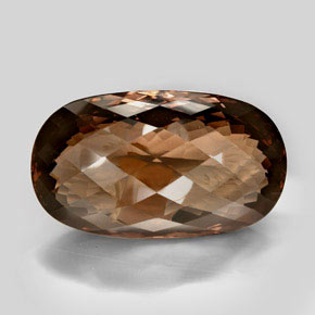 Quarzo fumé naturale marrone da 605,33 ct, taglio ovale, VVS
