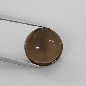 Quarzo fumé naturale marrone da 6,22 ct, trasparente, trasparente/traslucido