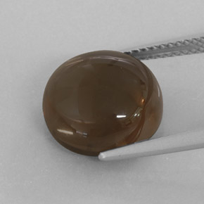 Quarzo fumé naturale marrone da 7,52 ct, trasparente, trasparente/traslucido
