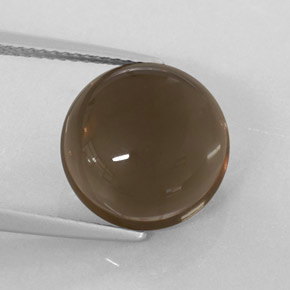 Quarzo fumé naturale marrone da 6,99 ct, trasparente, trasparente/traslucido