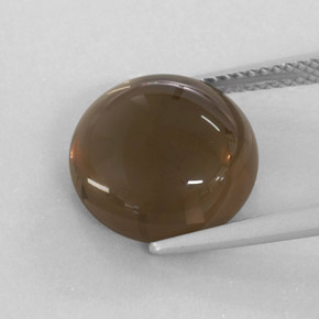 Quarzo fumé naturale marrone da 6,99 ct, trasparente, trasparente/traslucido