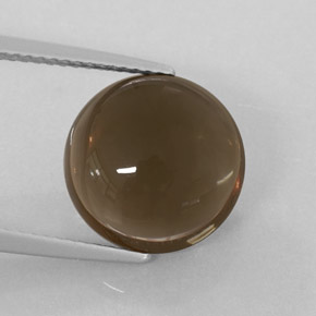 Quarzo fumé naturale marrone da 6,40 ct, trasparente, trasparente/traslucido