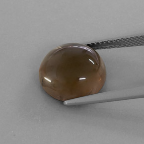 Quarzo fumé naturale marrone da 6,40 ct, trasparente, trasparente/traslucido