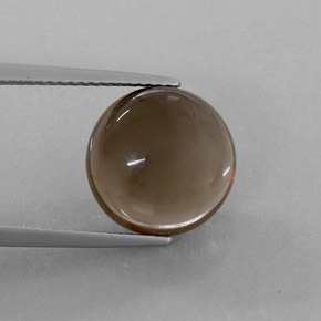 Quarzo fumé naturale marrone da 6,72 ct, trasparente, trasparente/traslucido