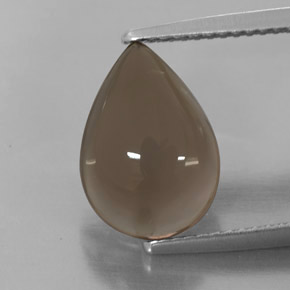 Quarzo fumé naturale marrone da 4,05 ct, trasparente, trasparente/traslucido