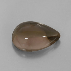 Quarzo fumé naturale marrone da 4,05 ct, trasparente, trasparente/traslucido