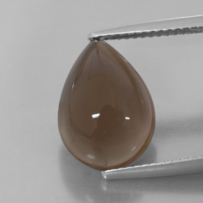 Quarzo fumé naturale marrone da 6,75 ct, trasparente, trasparente/traslucido