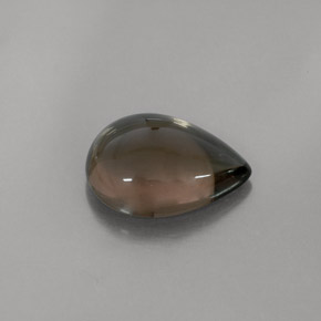 Quarzo fumé naturale marrone da 4,80 ct, trasparente, trasparente/traslucido