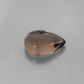 Quarzo fumé naturale marrone da 4,39 ct, trasparente, trasparente/traslucido