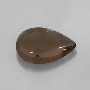 Quarzo fumé naturale marrone da 4,53 ct, trasparente, trasparente/traslucido
