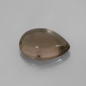 Quarzo fumé naturale marrone da 3,89 ct, trasparente, trasparente/traslucido
