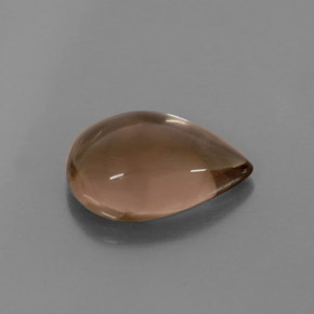 Quarzo fumé naturale marrone da 3,55 ct, trasparente, trasparente/traslucido