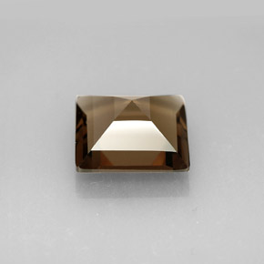 Quarzo fumé Marrone fumo naturale da 3.35 ct, Quadrato, VVS-VS