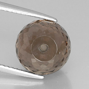 Quarzo fumé naturale marrone da 7,00 ct, sfera / palla, VVS-VS