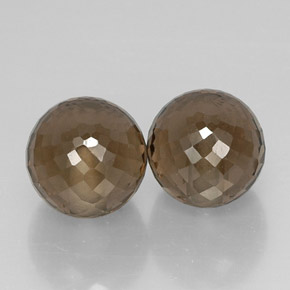 Quarzo fumé naturale marrone da  ct, sfera / palla, VVS-VS