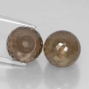 Quarzo fumé naturale marrone da  ct, sfera / palla, VVS-VS