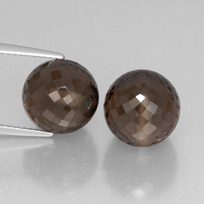 Quarzo fumé naturale marrone fumé da  ct, sfera / palla, VVS-VS