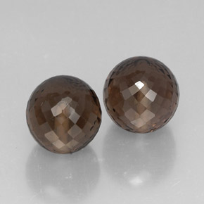 Quarzo fumé naturale marrone fumé da  ct, sfera / palla, VVS-VS
