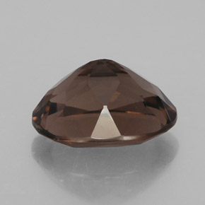 Quarzo fumé naturale marrone da 2,41 ct, taglio ovale, VVS