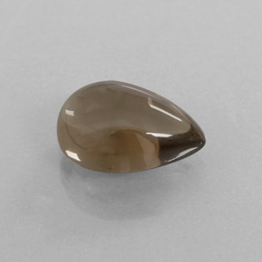 Quarzo fumé naturale marrone da 3,26 ct, trasparente, trasparente/traslucido