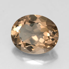 Quarzo fumé Marrone fumo naturale da 2.73 ct, Taglio ovale, VVS-VS