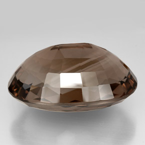 Quarzo fumé naturale marrone da 194,90 ct, taglio ovale, IF