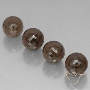 Gemme di Quarzo fumé Chocolate Brown  naturale da 27.23 ct, Sfera, VVS-VS