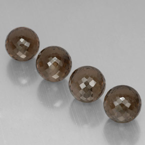 Quarzo fumé naturale marrone da  ct, sfera / palla, VVS-VS