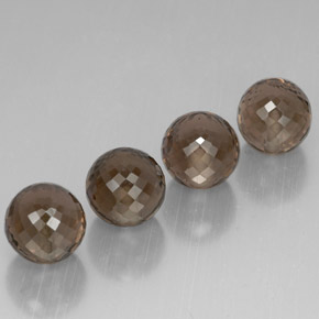 Quarzo fumé naturale marrone da  ct, sfera / palla, VVS-VS