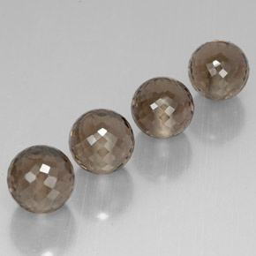 Quarzo fumé naturale marrone da  ct, sfera / palla, VVS-VS