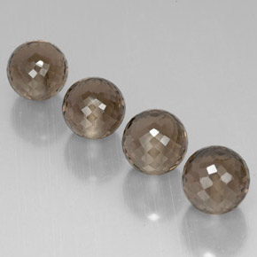 Quarzo fumé naturale marrone da  ct, sfera / palla, VVS-VS