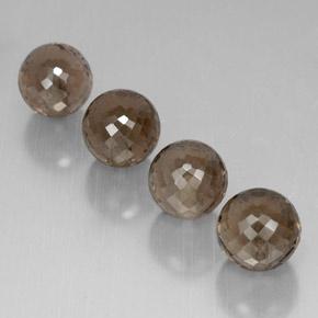 Quarzo fumé naturale marrone da 27,70 ct, sfera / palla, VVS-VS