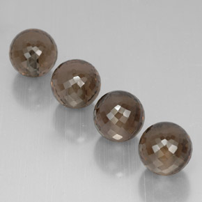 Quarzo fumé naturale marrone da  ct, sfera / palla, VVS-VS
