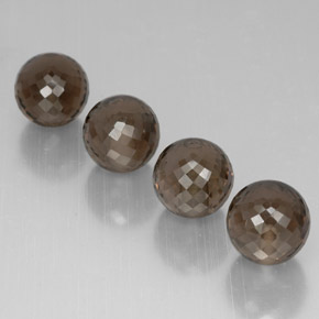 Quarzo fumé naturale marrone da  ct, sfera / palla, VVS-VS