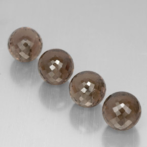Quarzo fumé naturale marrone da  ct, sfera / palla, VVS-VS