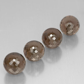 Quarzo fumé naturale marrone da  ct, sfera / palla, VVS-VS
