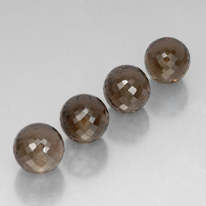Quarzo fumé naturale marrone da  ct, sfera / palla, VVS-VS