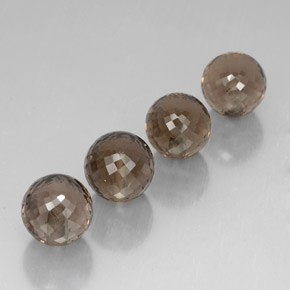 Quarzo fumé naturale marrone da  ct, sfera / palla, VVS-VS