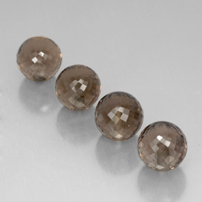 Quarzo fumé naturale marrone da  ct, sfera / palla, VVS-VS