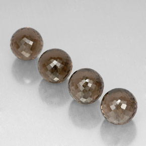 Quarzo fumé naturale marrone da  ct, sfera / palla, VVS-VS