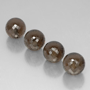 Quarzo fumé naturale marrone da  ct, sfera / palla, VVS-VS