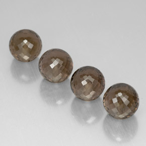 Quarzo fumé naturale marrone da  ct, sfera / palla, VVS-VS