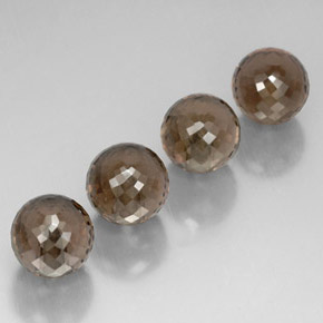 Quarzo fumé naturale marrone da  ct, sfera / palla, VVS-VS