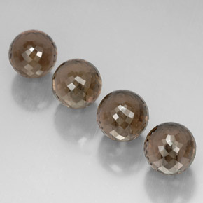Quarzo fumé naturale marrone da  ct, sfera / palla, VVS-VS