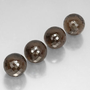Quarzo fumé naturale marrone da  ct, sfera / palla, VVS-VS