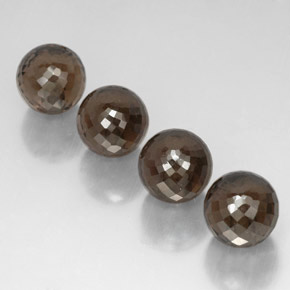 Quarzo fumé naturale marrone da  ct, sfera / palla, VVS-VS