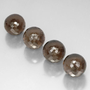 Quarzo fumé naturale marrone da  ct, sfera / palla, VVS-VS